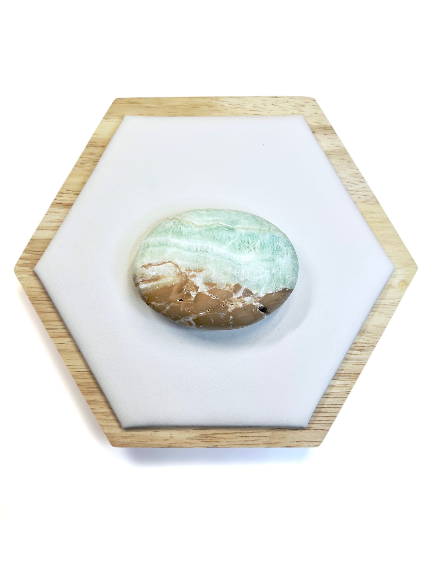 Caribbean Calcite Palm Stone - Beachscape Bliss