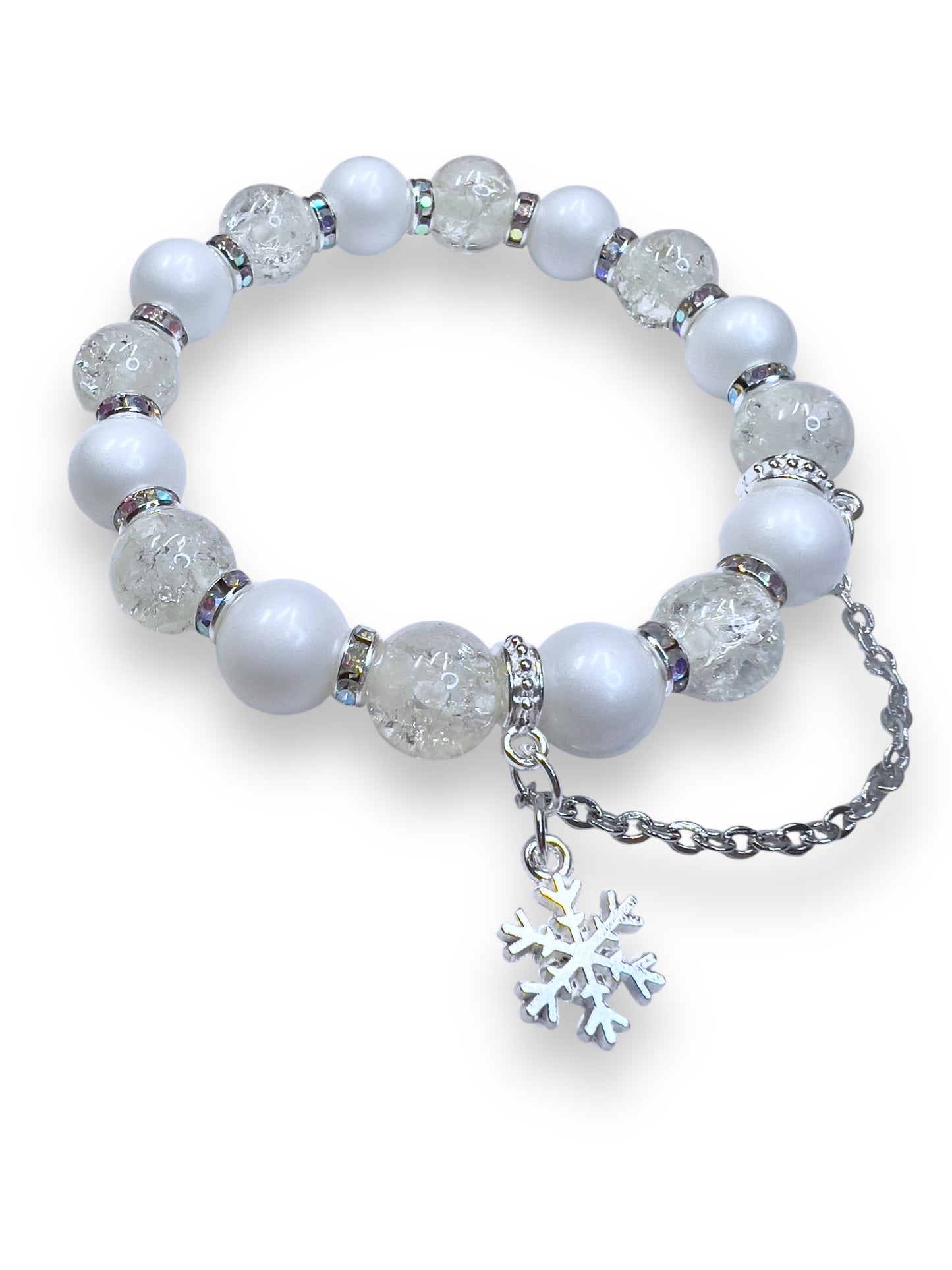 Let it Snow - Handmade Bracelet