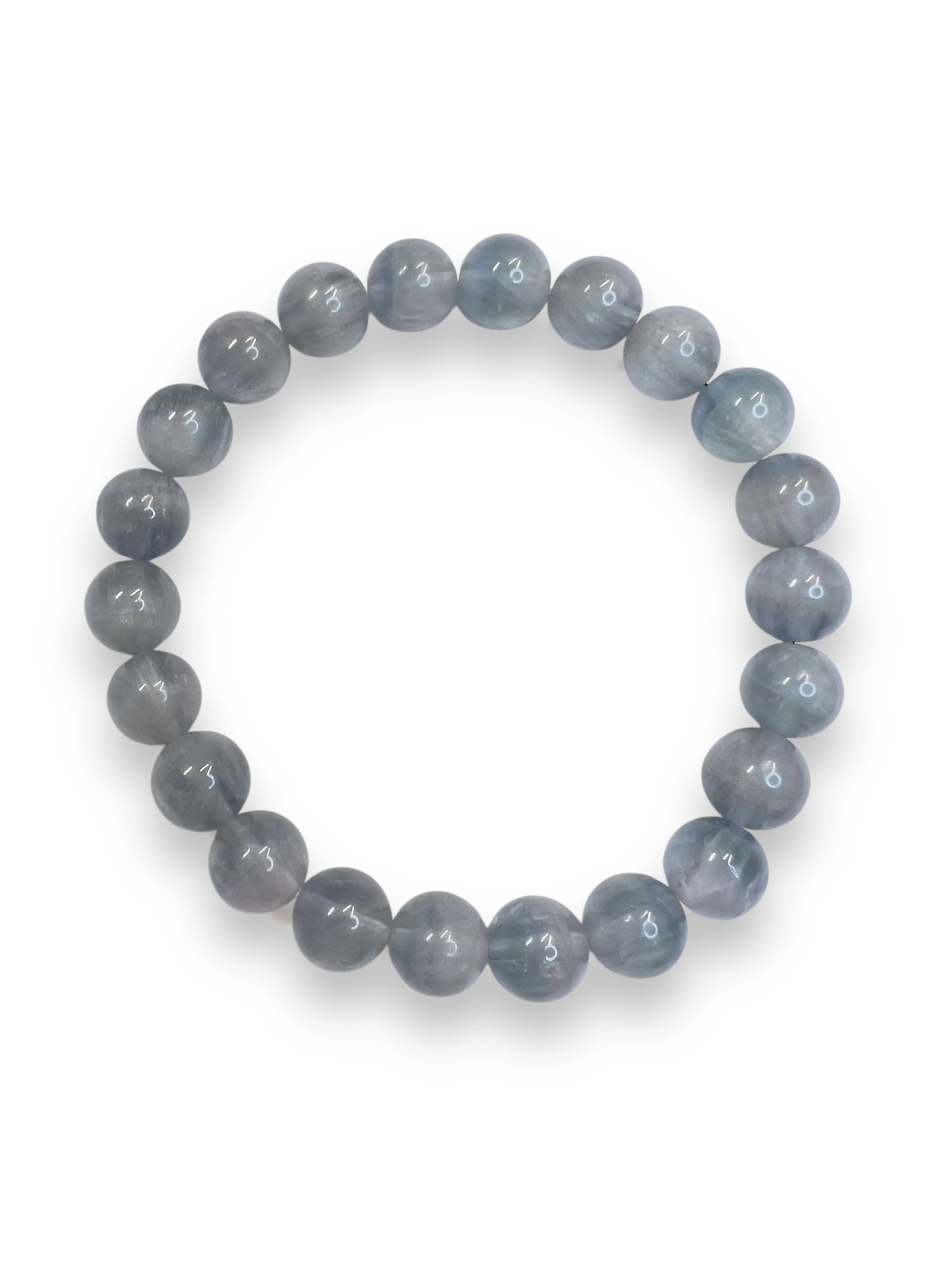 Ethereal Mist Fluorite Bracelet - Handmade Jewelry
