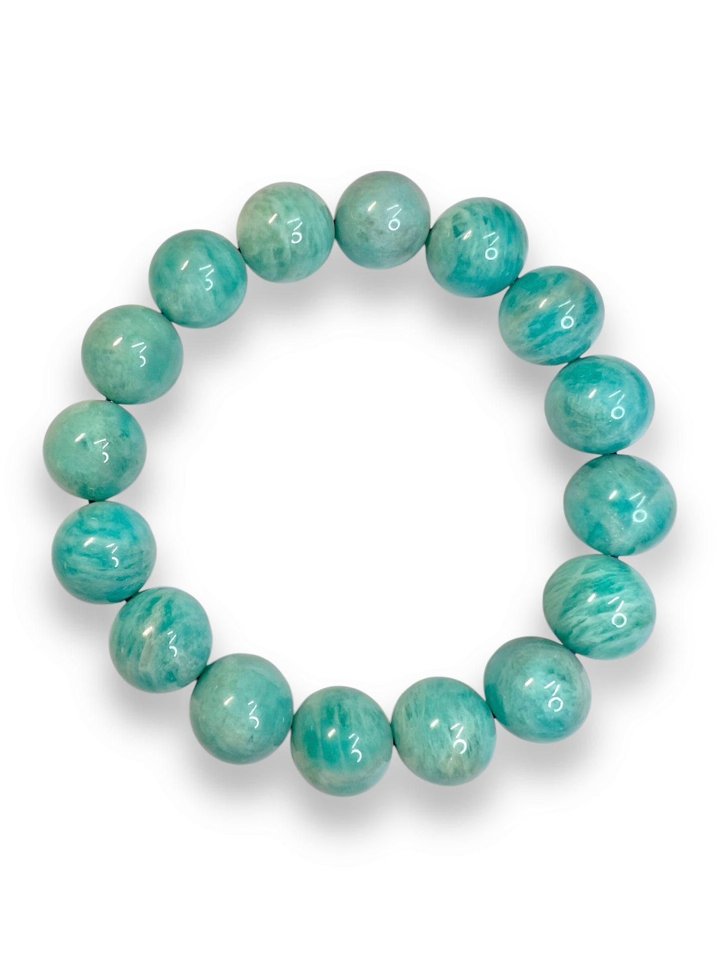 Unique Blue Teal Amazonite Bracelet