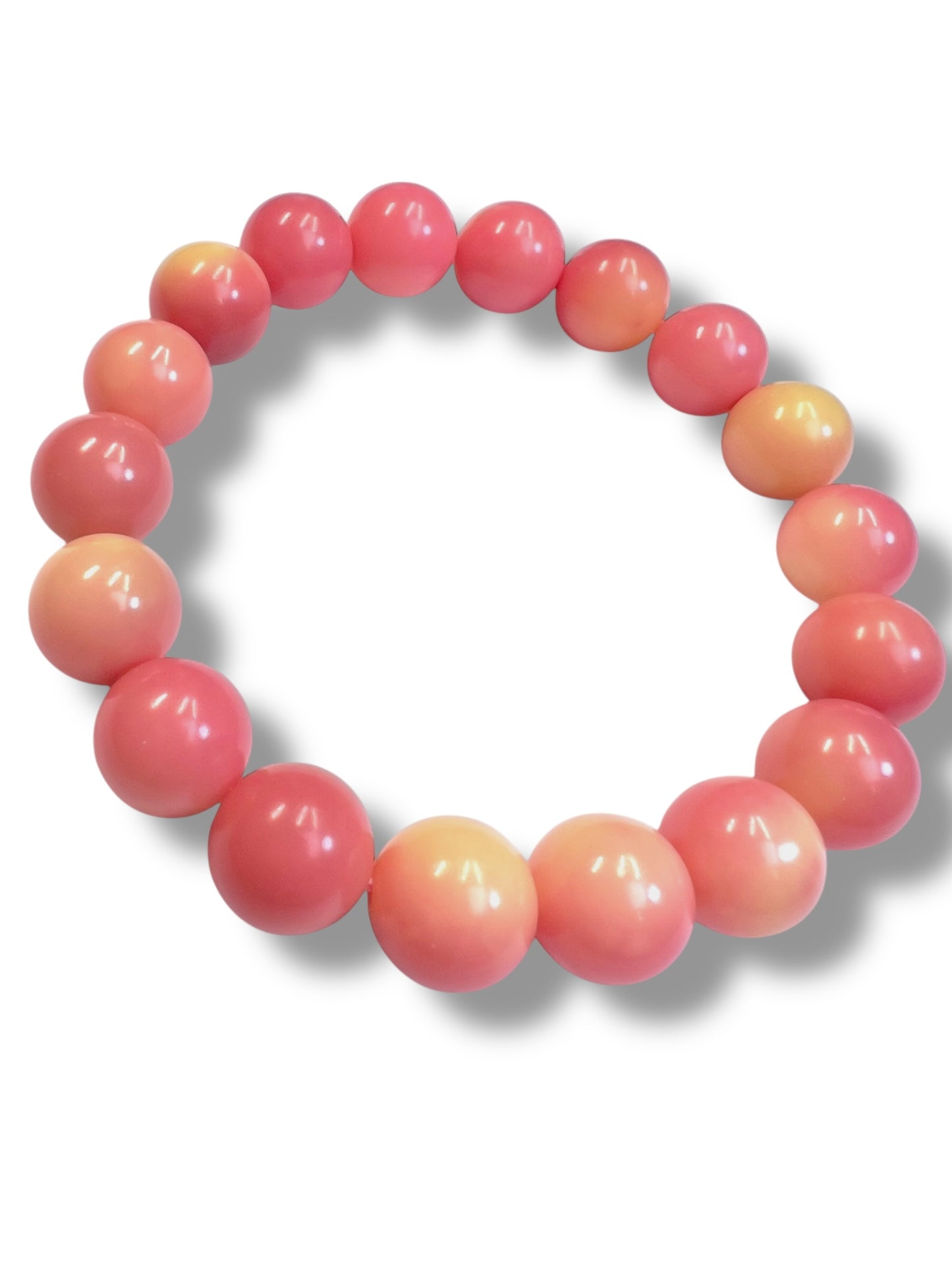 Peach Bohdi Bracelet - Handmade Jewelry