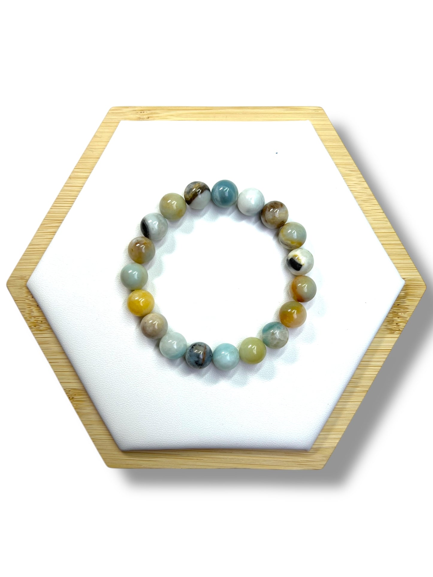 Caribbean Calcite Bracelet - Handmade Jewelry