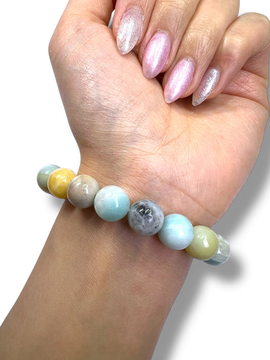 Caribbean Calcite Bracelet - Handmade Jewelry