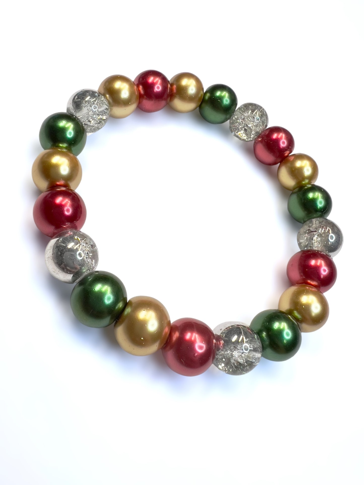 Tinsel Town - Handmade Holiday Bracelet